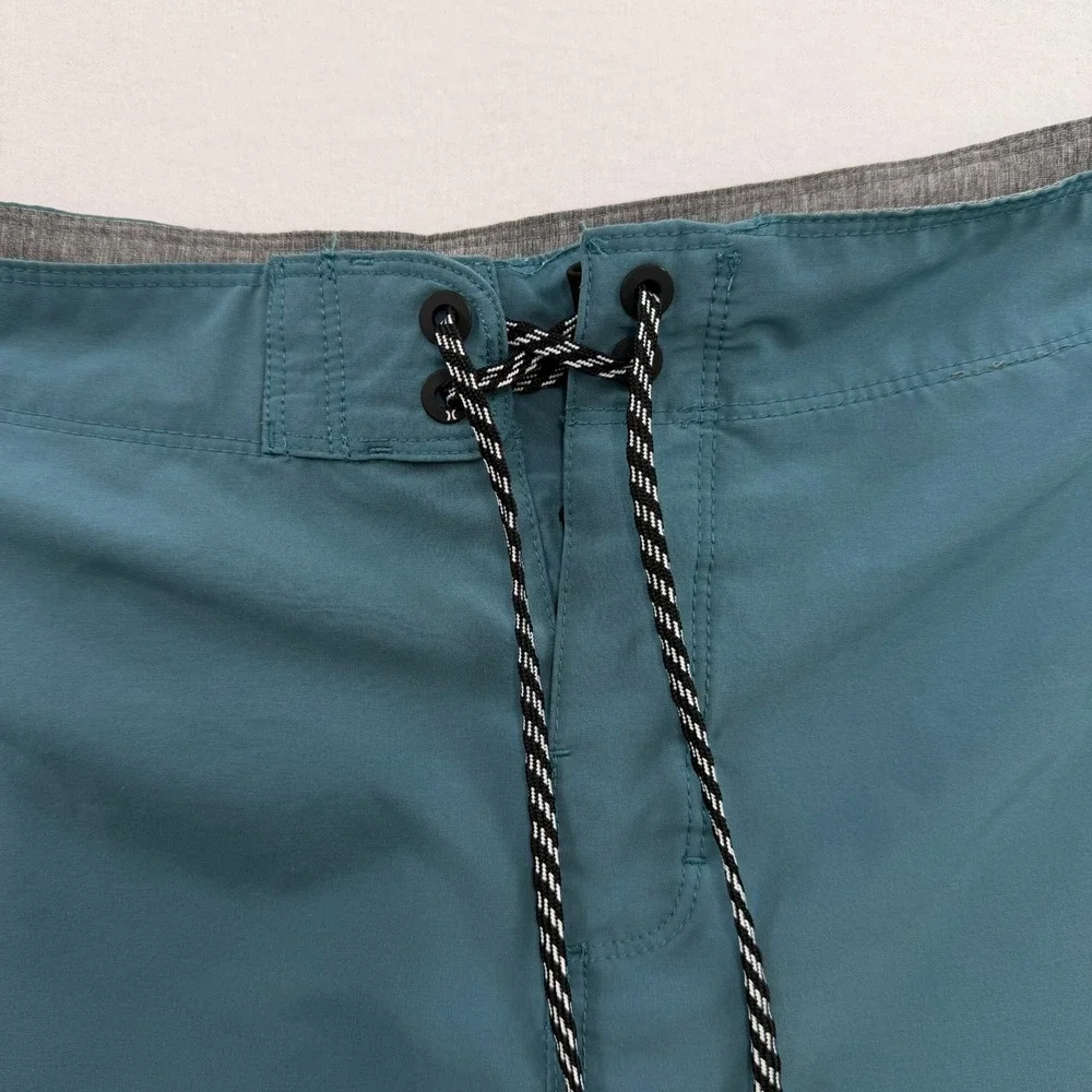 Hurley Phantom Mens Teal Blue Board Shorts Swim Trunks Size 42 HSP25VMB-17363